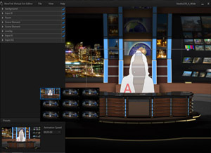 virtual sets for tricaster